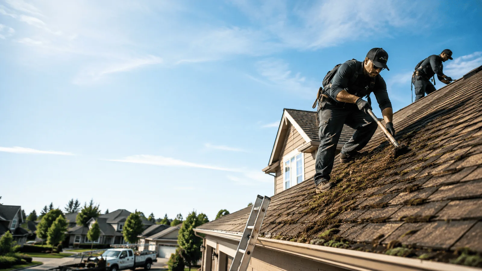 Roof Moss Removal in Hillside, IL near me